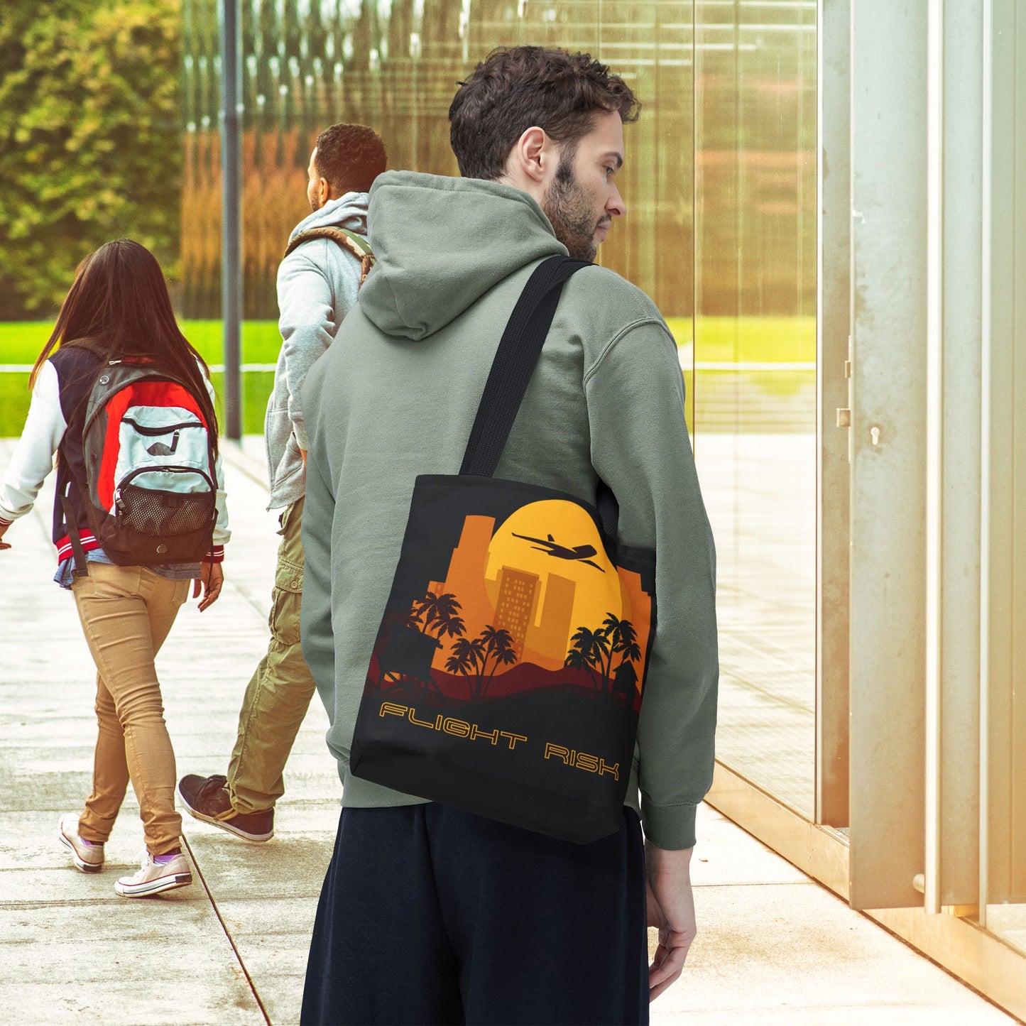 Flight Risk Tote Bag – 3 sizes | A little mysterious & Wanderlust-fueled