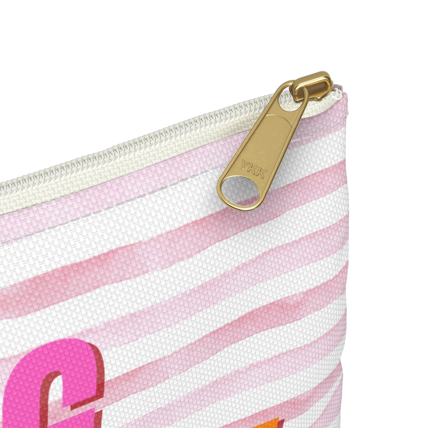 Jet Lag is my Love Language  [Pink] - Flat Accessory Pouch | Style, Color, and Everyday Function