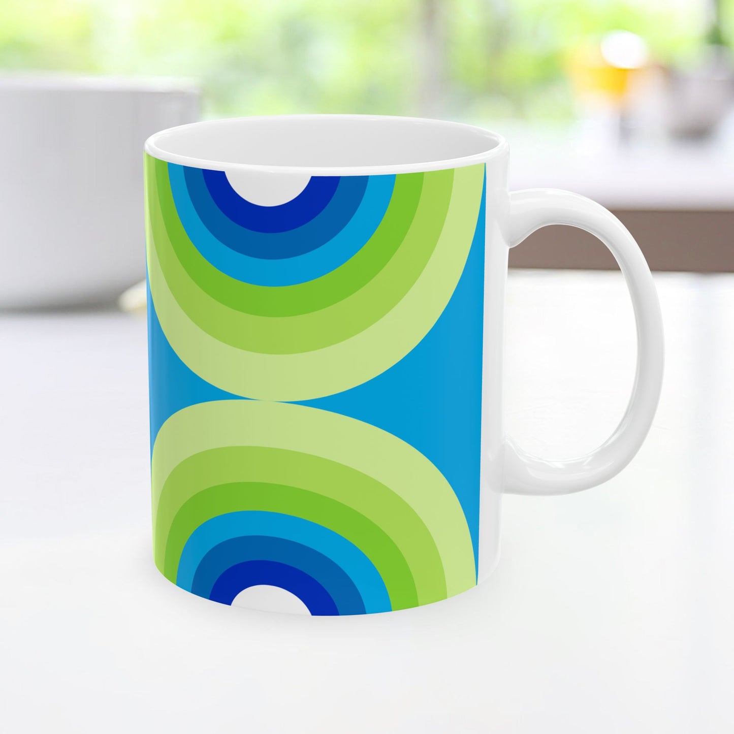 Geo Art Mug – Bold Color, Daily Joy