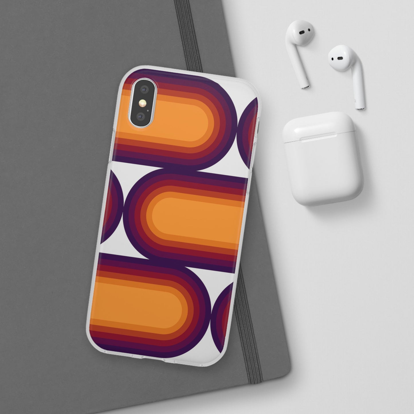 Stylish Geometric Phone Case, Flexible Phone Cover, Unique Modern Design, Perfect Gift, Trendy Accessory, Eco-Friendly Case