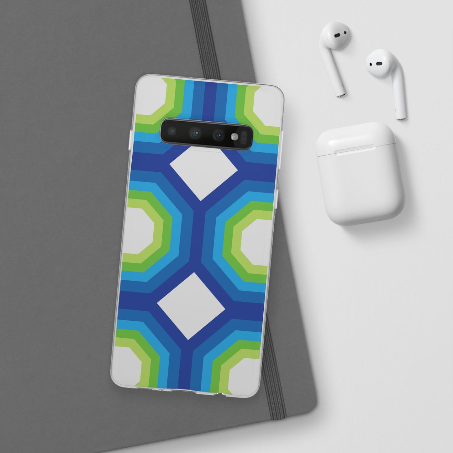 Stylish Geometric Phone Case, Flexible Phone Cover, Unique Modern Design, Perfect Gift, Trendy Accessory, Eco-Friendly Case