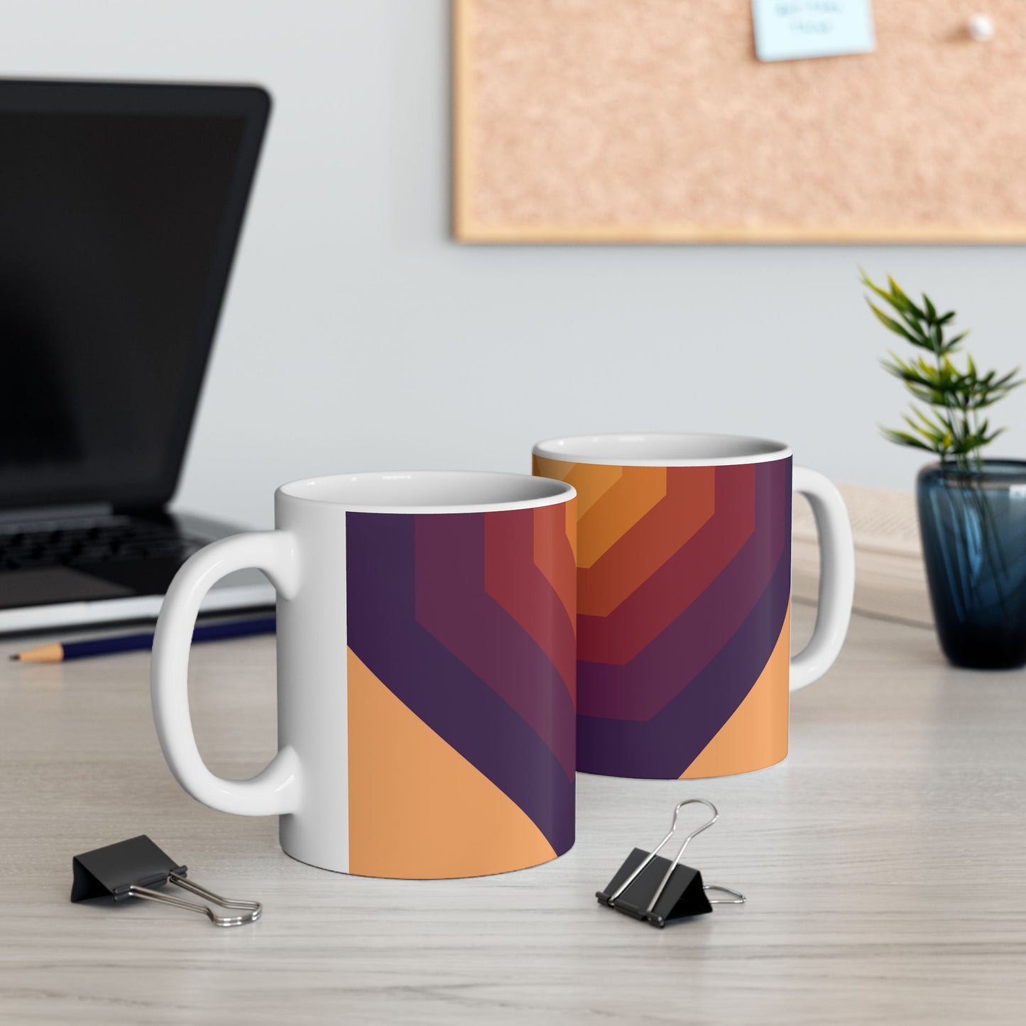 Geo Art Mug – Bold Color, Daily Joy