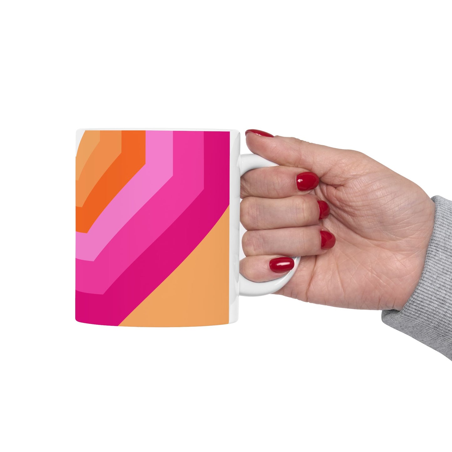 Geo Art Mug – Bold Color, Daily Joy