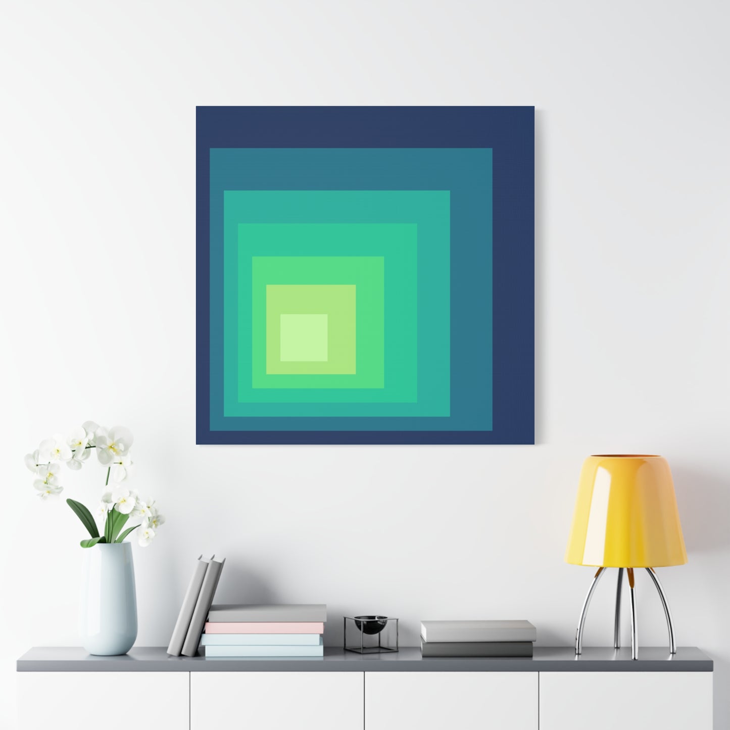 Modern Geometric Canvas Art | Bold Colors, Clean Lines, Creative Energy
