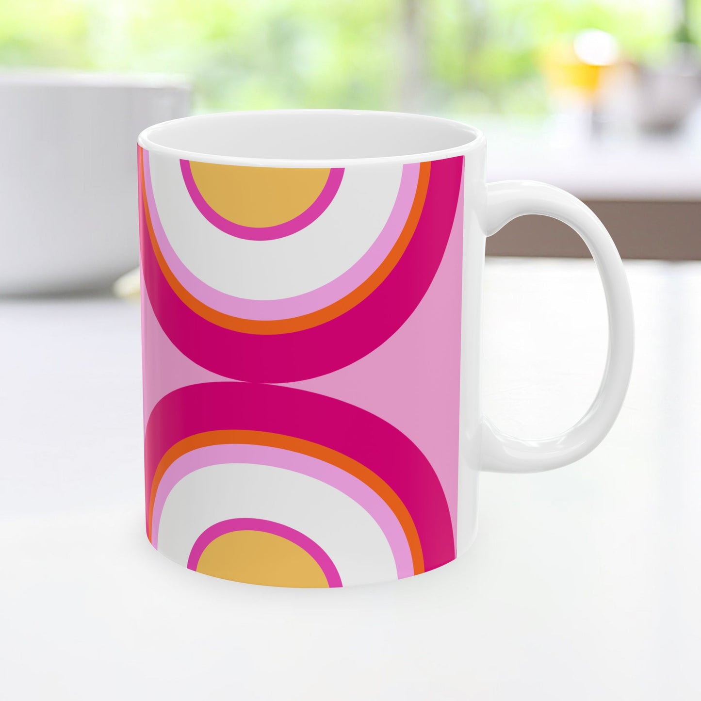 Geo Art Mug – Bold Color, Daily Joy