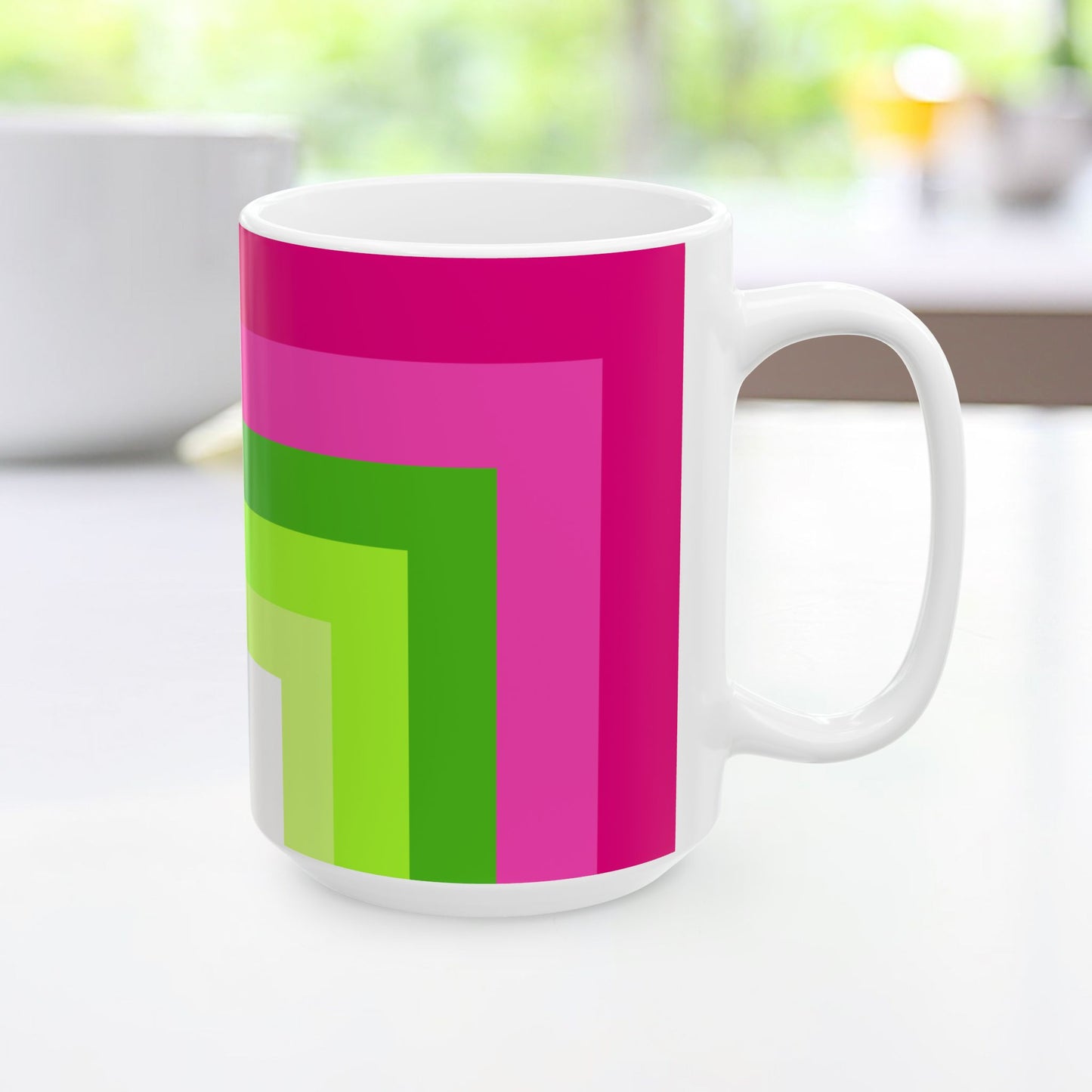 Geo Art Mug – Bold Color, Daily Joy