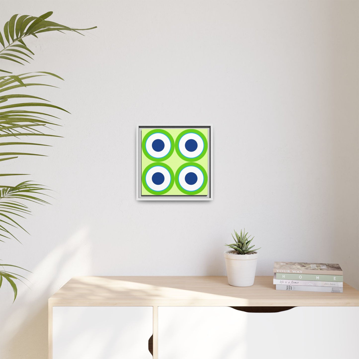 Copy of Modern Framed Geometric Canvas Art | Bold Color Meets Clean Framing