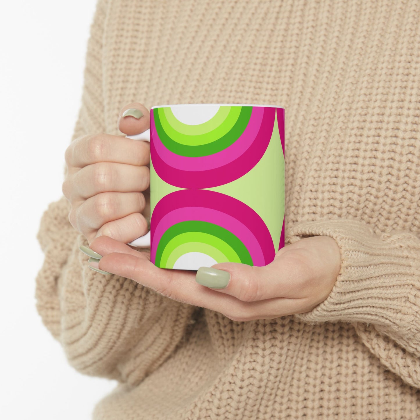 Geo Art Mug – Bold Color, Daily Joy