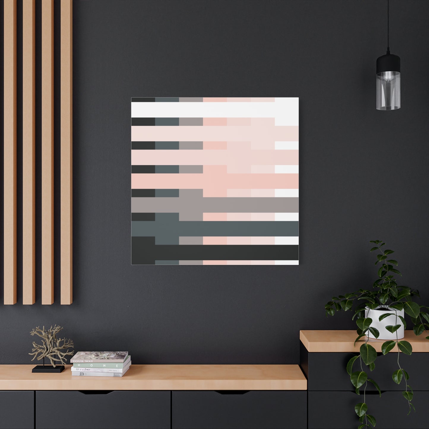 Modern Geometric Canvas Art | Bold Colors, Clean Lines, Creative Energy