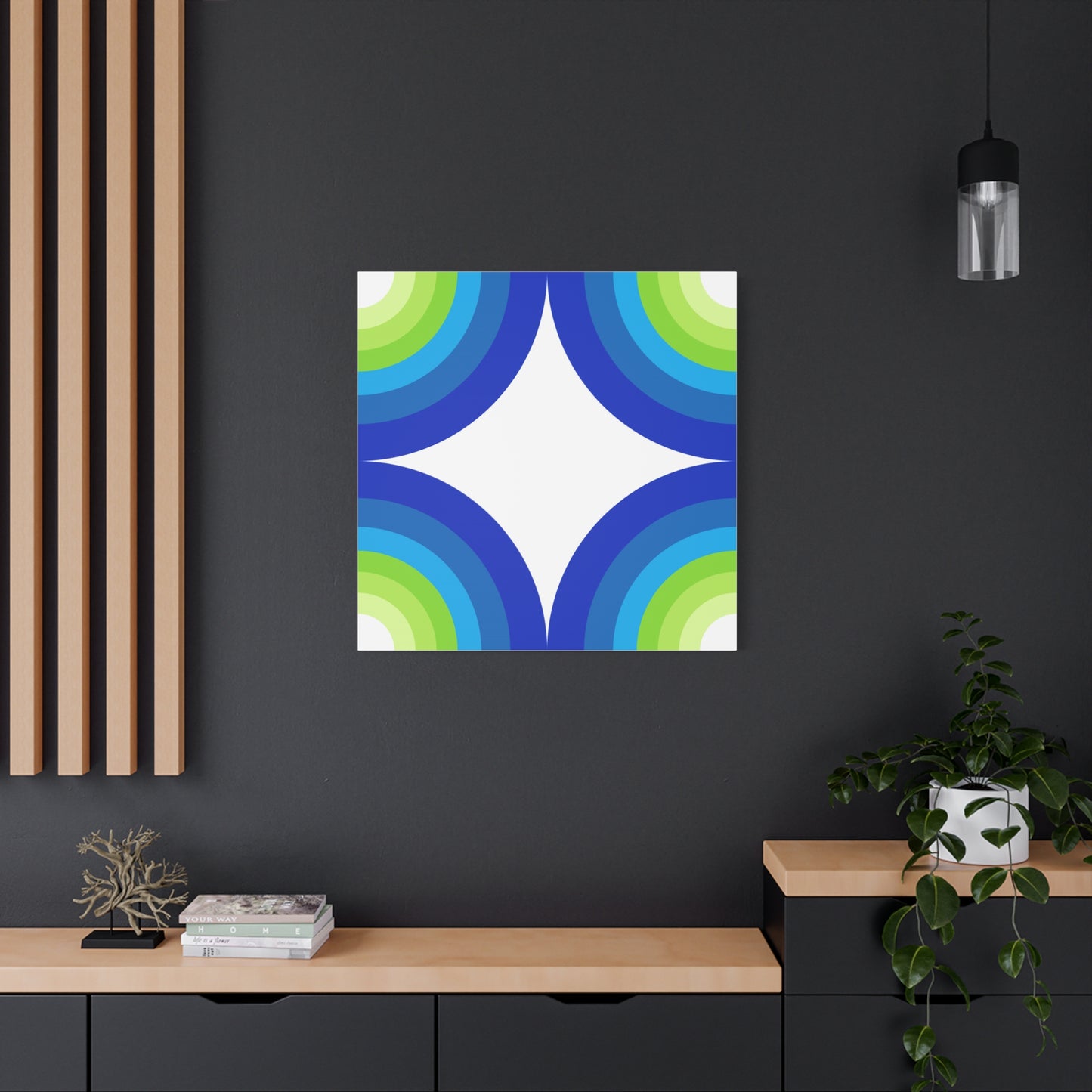 Modern Geometric Canvas Art | Bold Colors, Clean Lines, Creative Energy