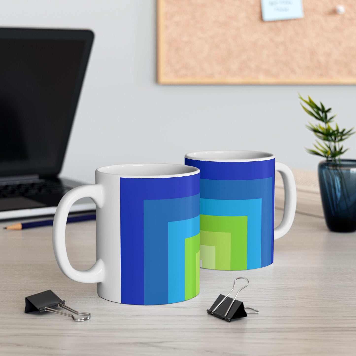 Geo Art Mug – Bold Color, Daily Joy