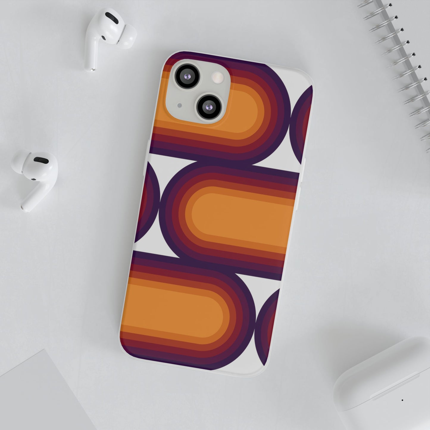 Stylish Geometric Phone Case, Flexible Phone Cover, Unique Modern Design, Perfect Gift, Trendy Accessory, Eco-Friendly Case