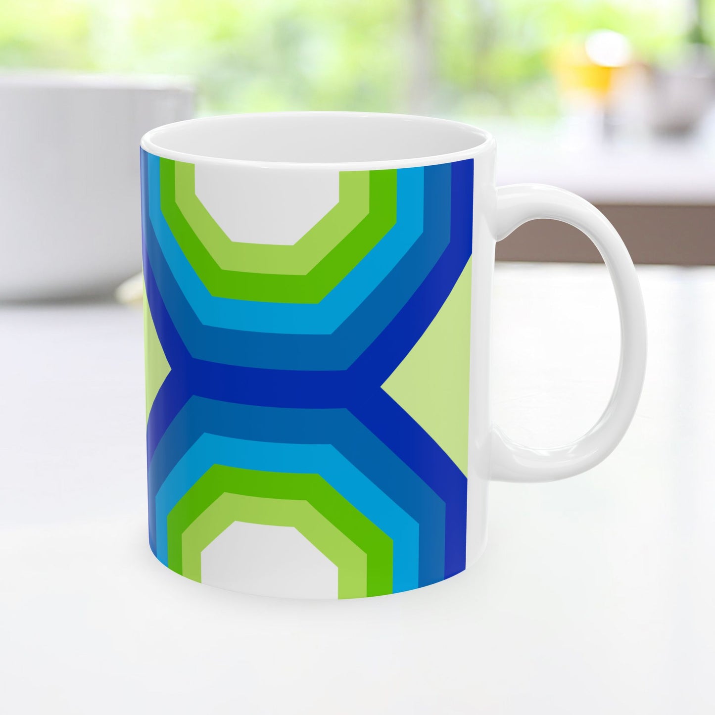 Geo Art Mug – Bold Color, Daily Joy