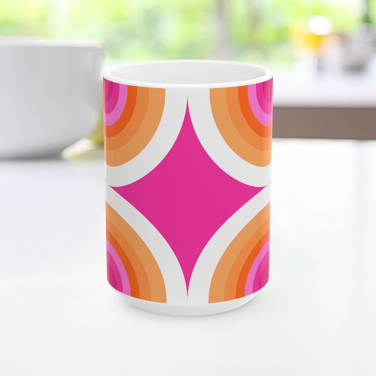 Geo Art Mug – Bold Color, Daily Joy