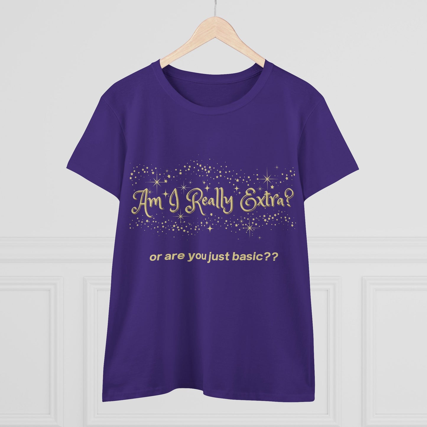 Am I Extra?  or Are You Just Basic? Funny Women’s Graphic Tee
