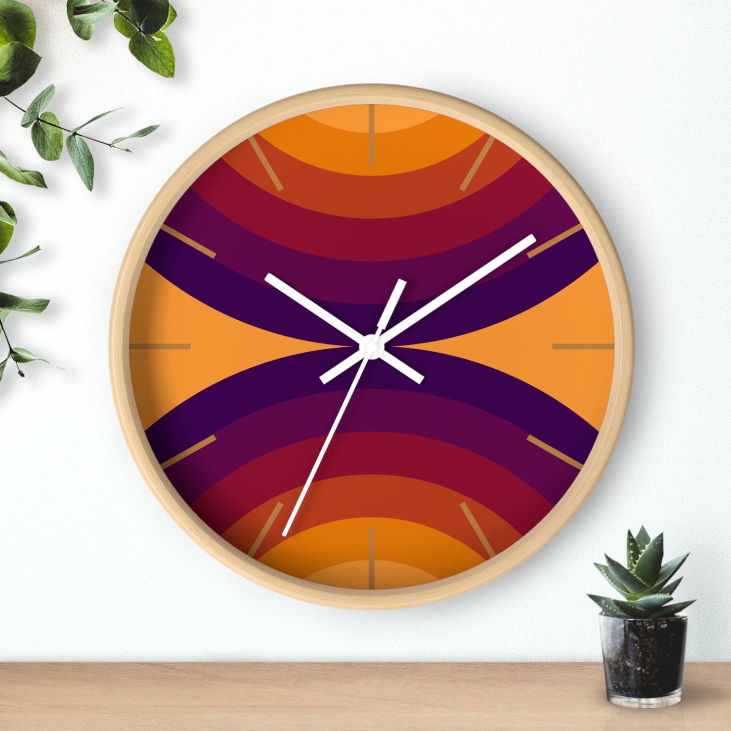 Geometric Art Wall Clock | Bold, Modern, and Right on Time