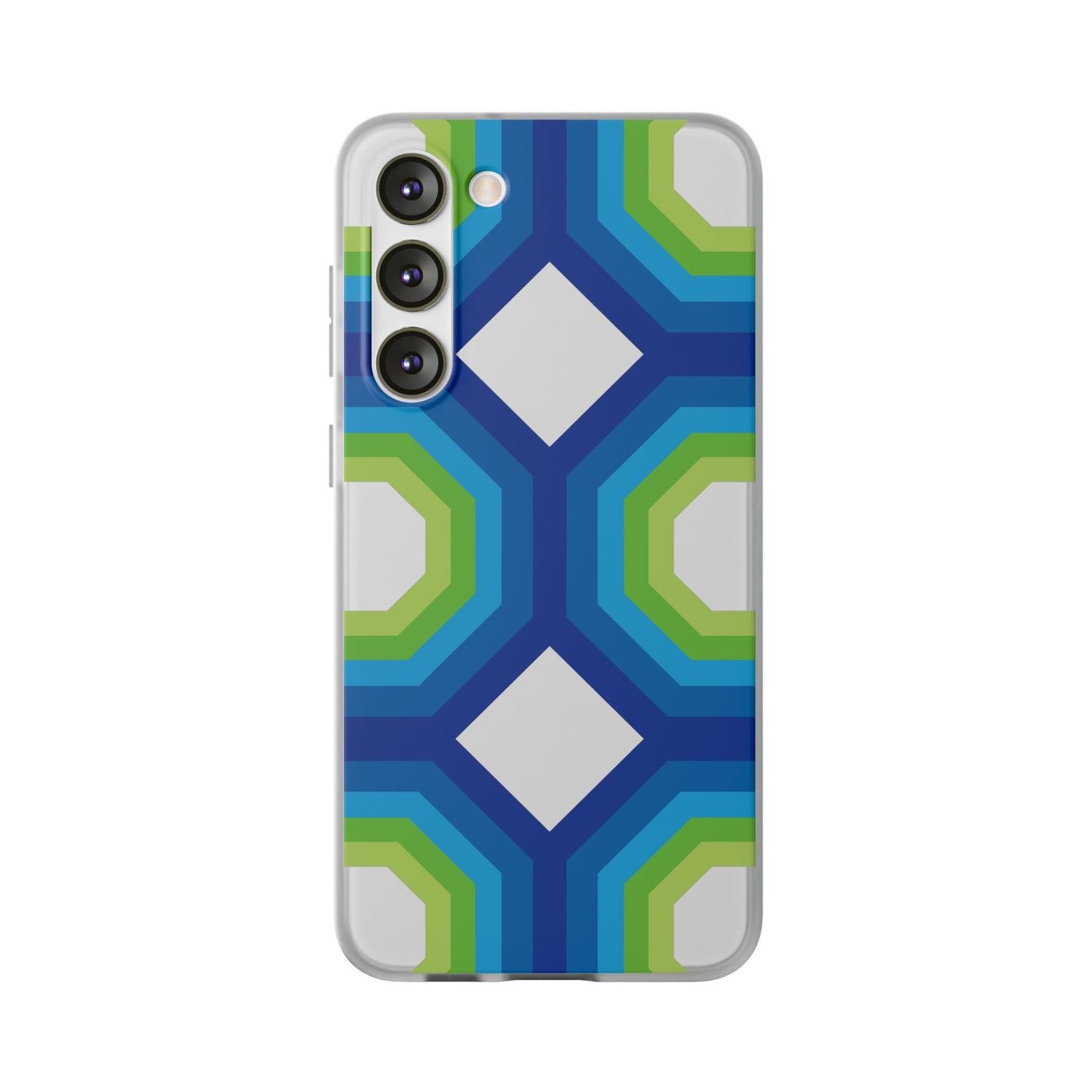 Stylish Geometric Phone Case, Flexible Phone Cover, Unique Modern Design, Perfect Gift, Trendy Accessory, Eco-Friendly Case