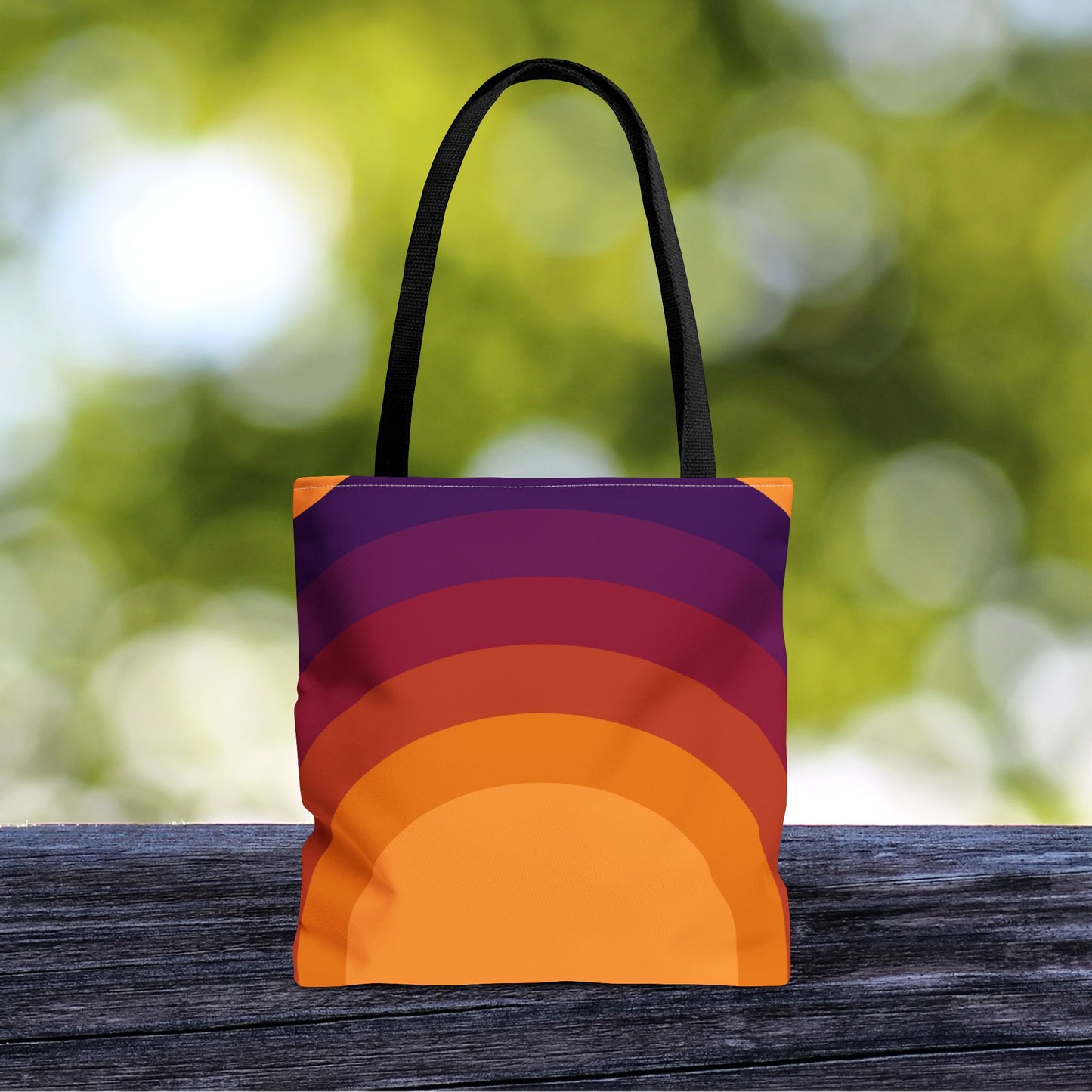 Geometric Art Tote Bag – 3 sizes | Bold lines. Vivid color. Retro