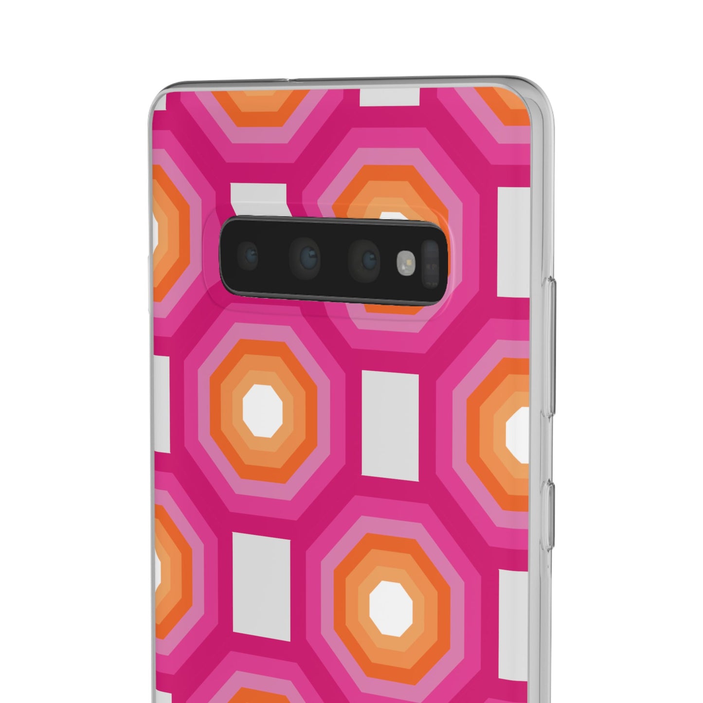 Stylish Geometric Phone Case, Flexible Phone Cover, Unique Modern Design, Perfect Gift, Trendy Accessory, Eco-Friendly Case