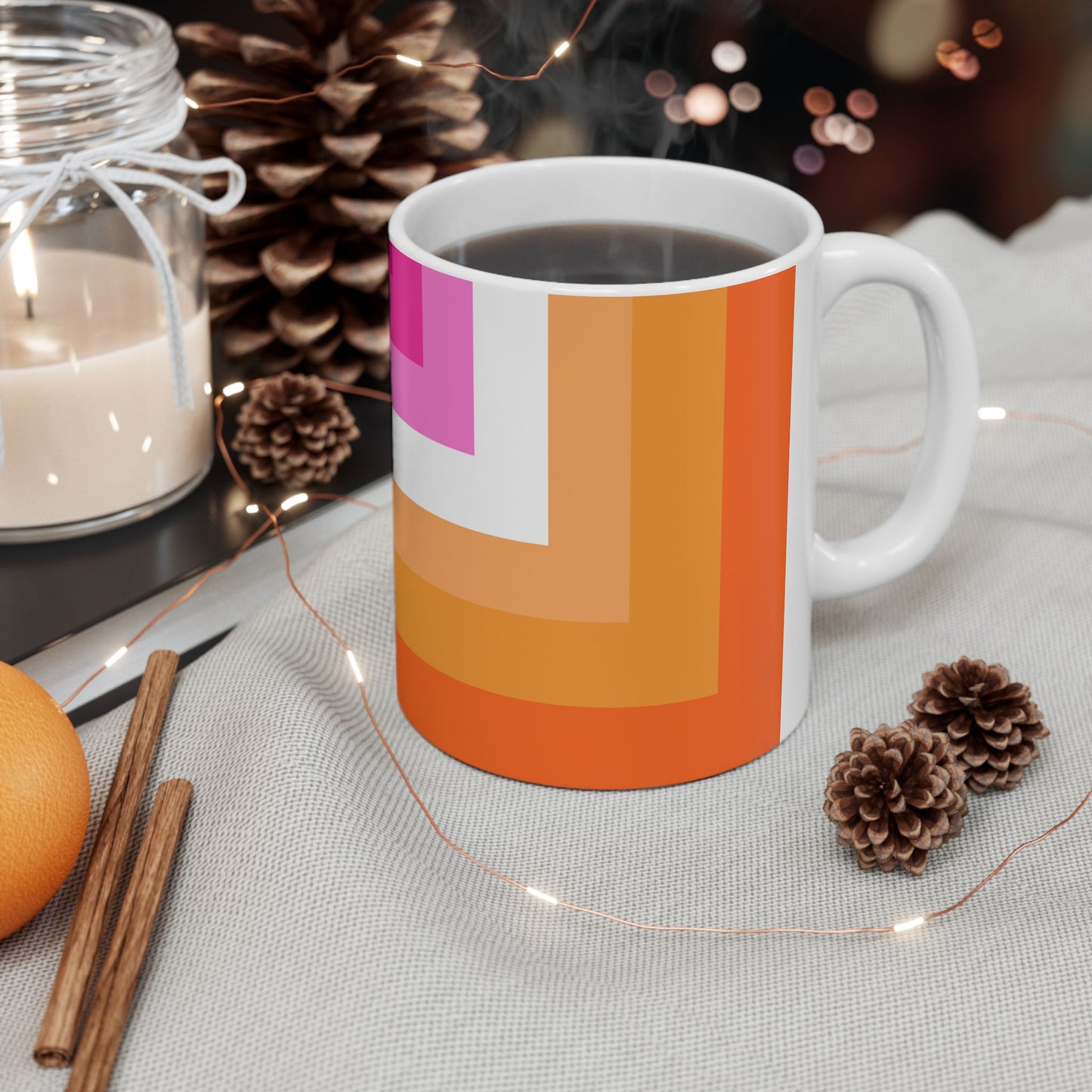 Geo Art Mug – Bold Color, Daily Joy