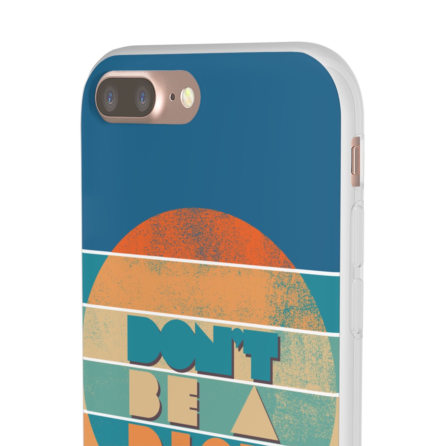 Phone Case - 'Don't Be a Dick' Retro 70s style
