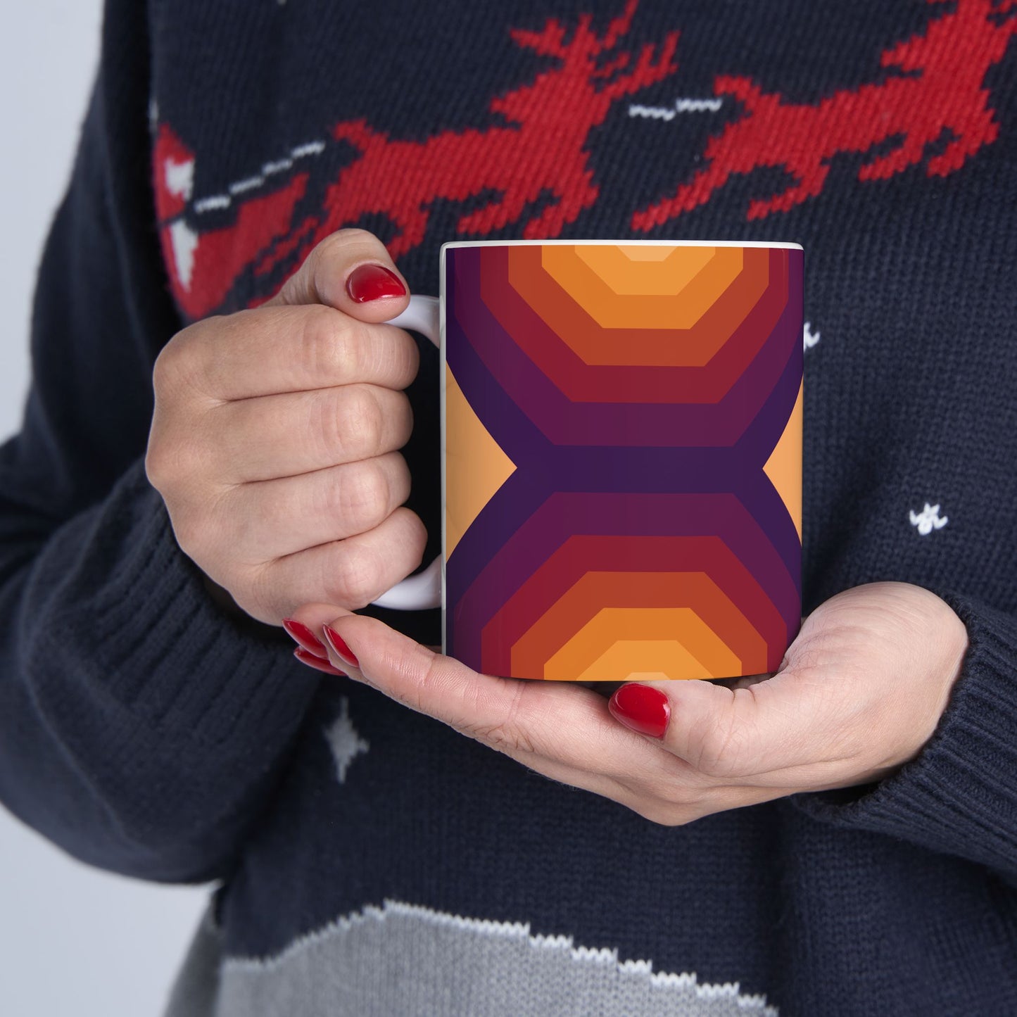 Geo Art Mug – Bold Color, Daily Joy
