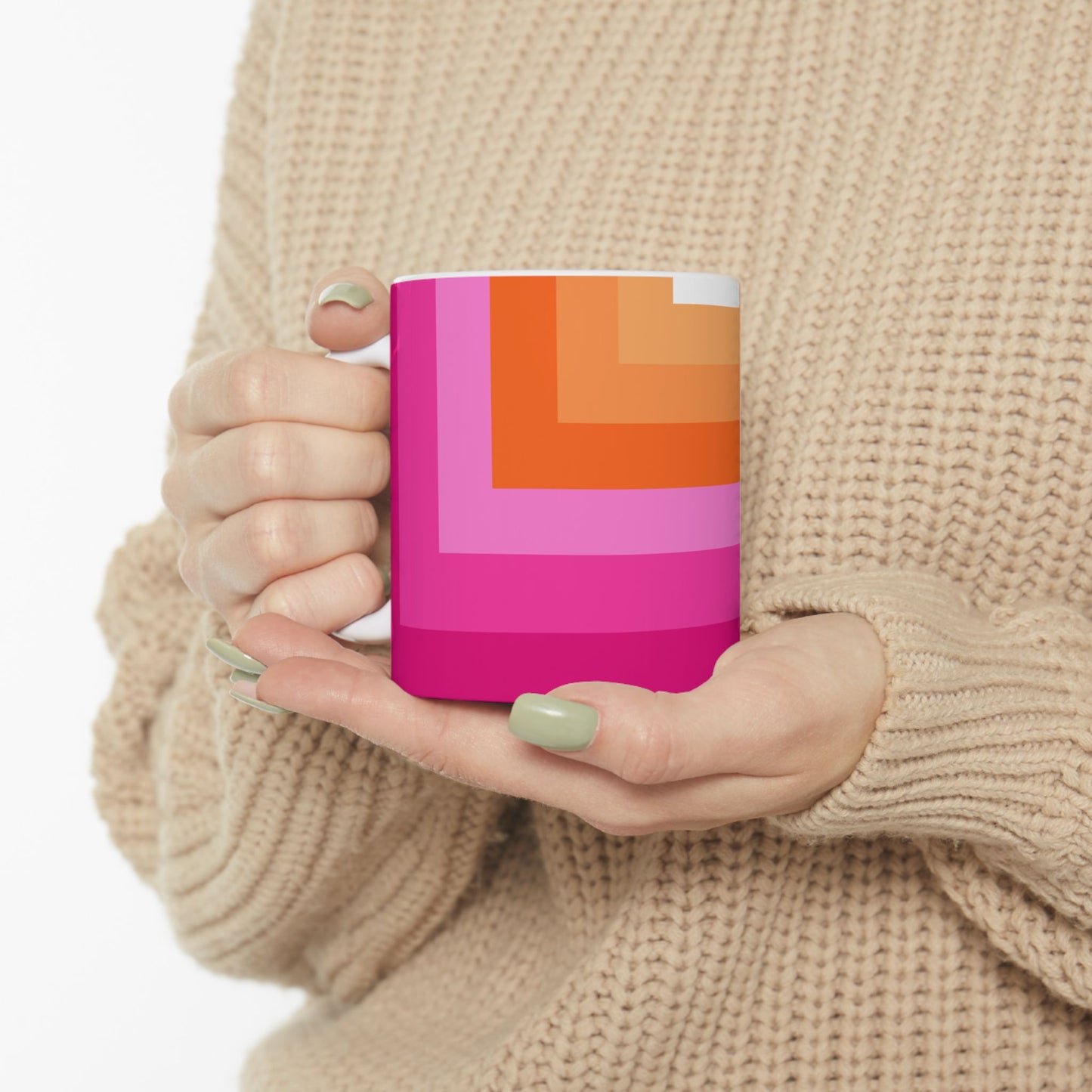 Geo Art Mug – Bold Color, Daily Joy