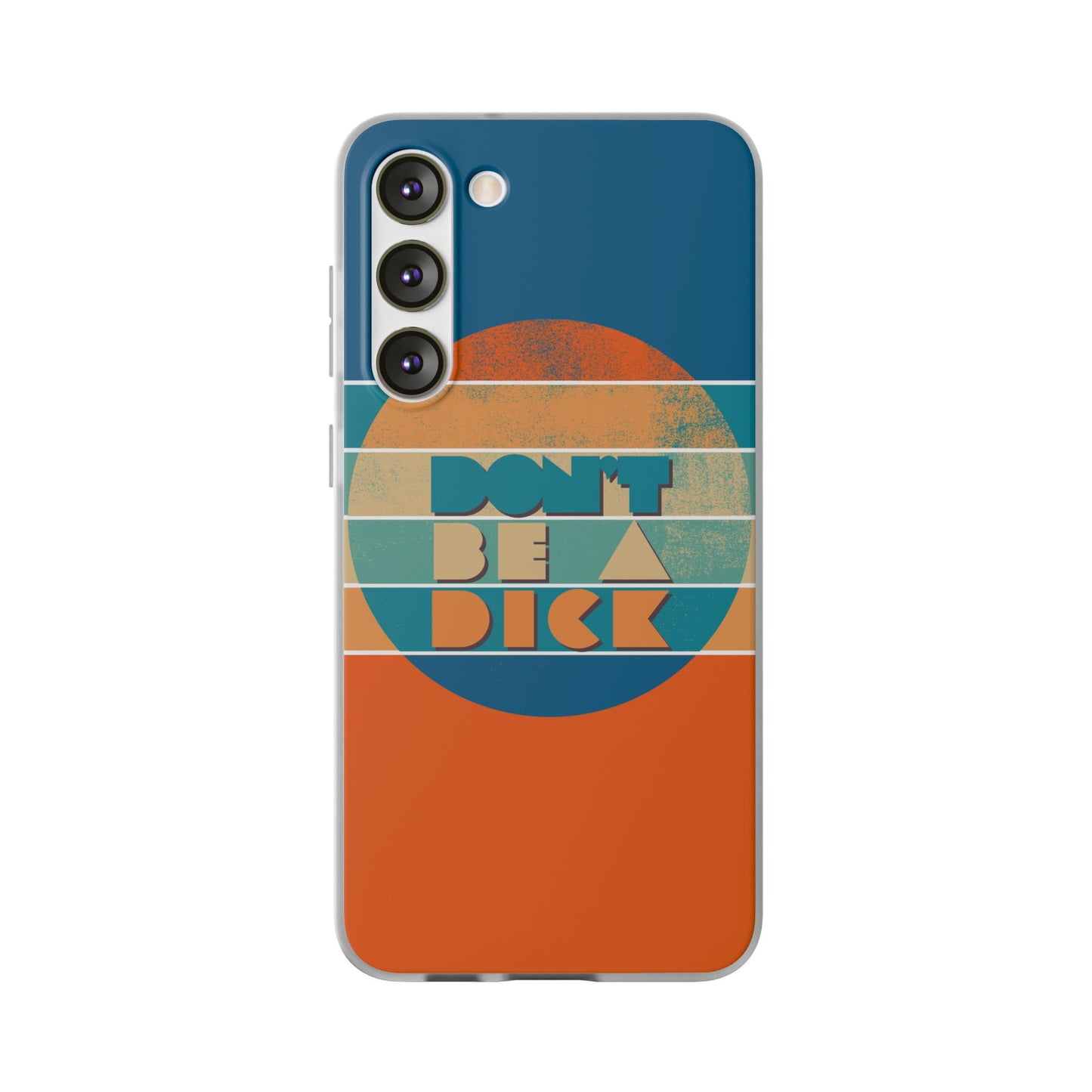 Phone Case - 'Don't Be a Dick' Retro 70s style