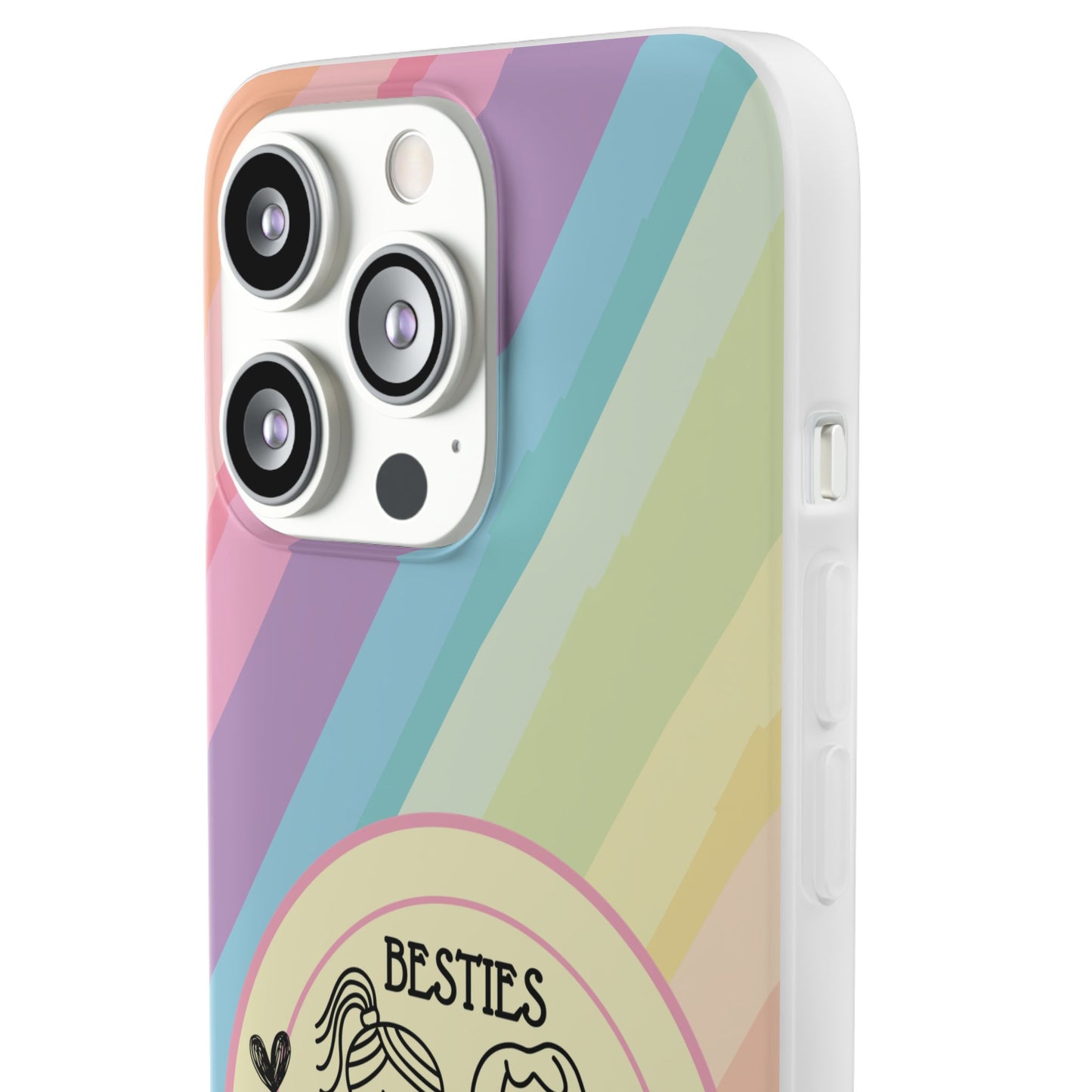 Phone Cases - Pastels Besties Ride or Die | "I'd Cut a Bitch for You"