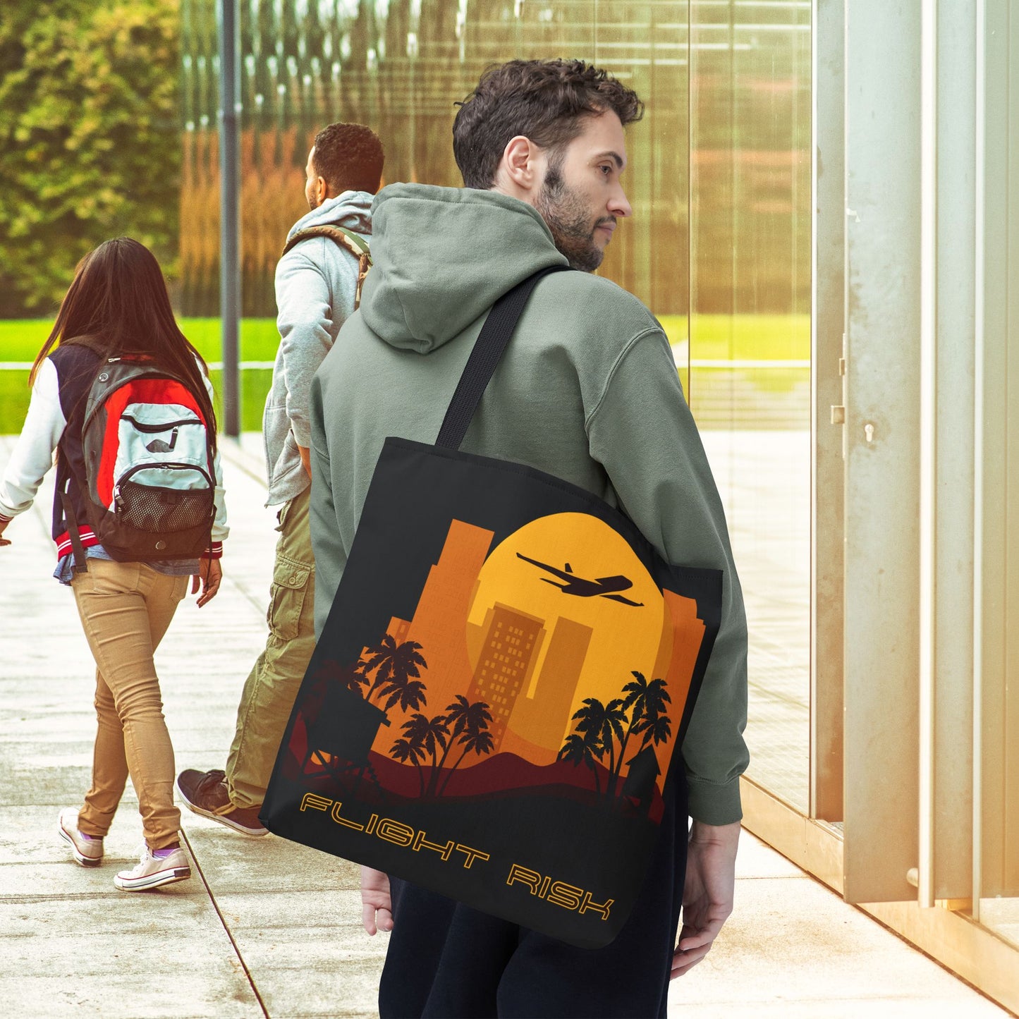 Flight Risk Tote Bag – 3 sizes | A little mysterious & Wanderlust-fueled