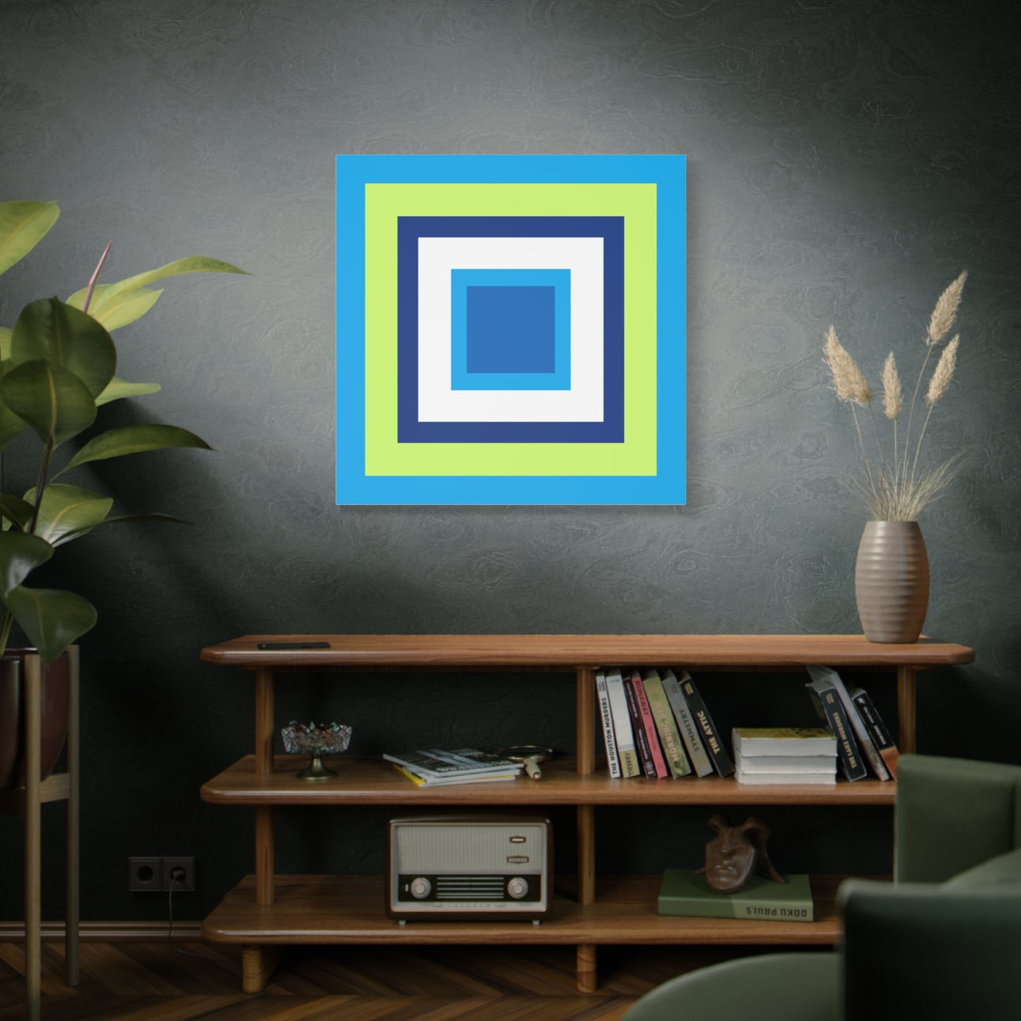 Modern Geometric Canvas Art | Bold Colors, Clean Lines, Creative Energy