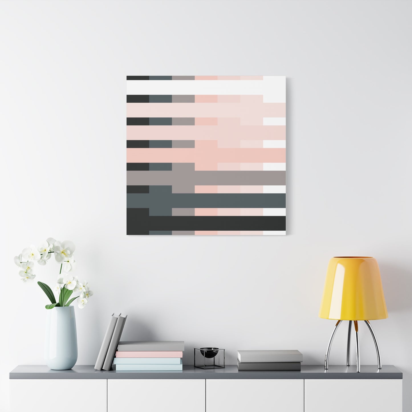 Modern Geometric Canvas Art | Bold Colors, Clean Lines, Creative Energy