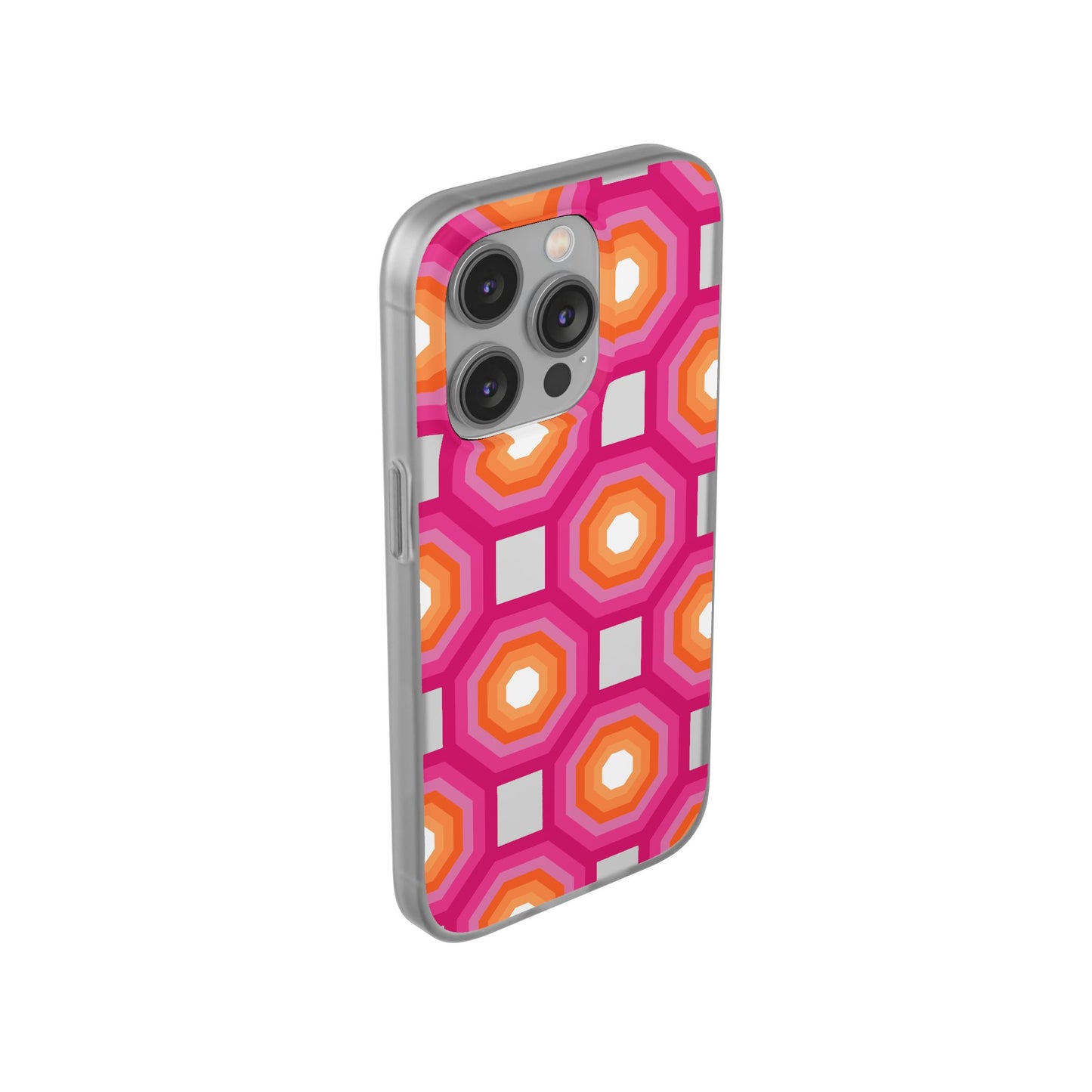 Stylish Geometric Phone Case, Flexible Phone Cover, Unique Modern Design, Perfect Gift, Trendy Accessory, Eco-Friendly Case