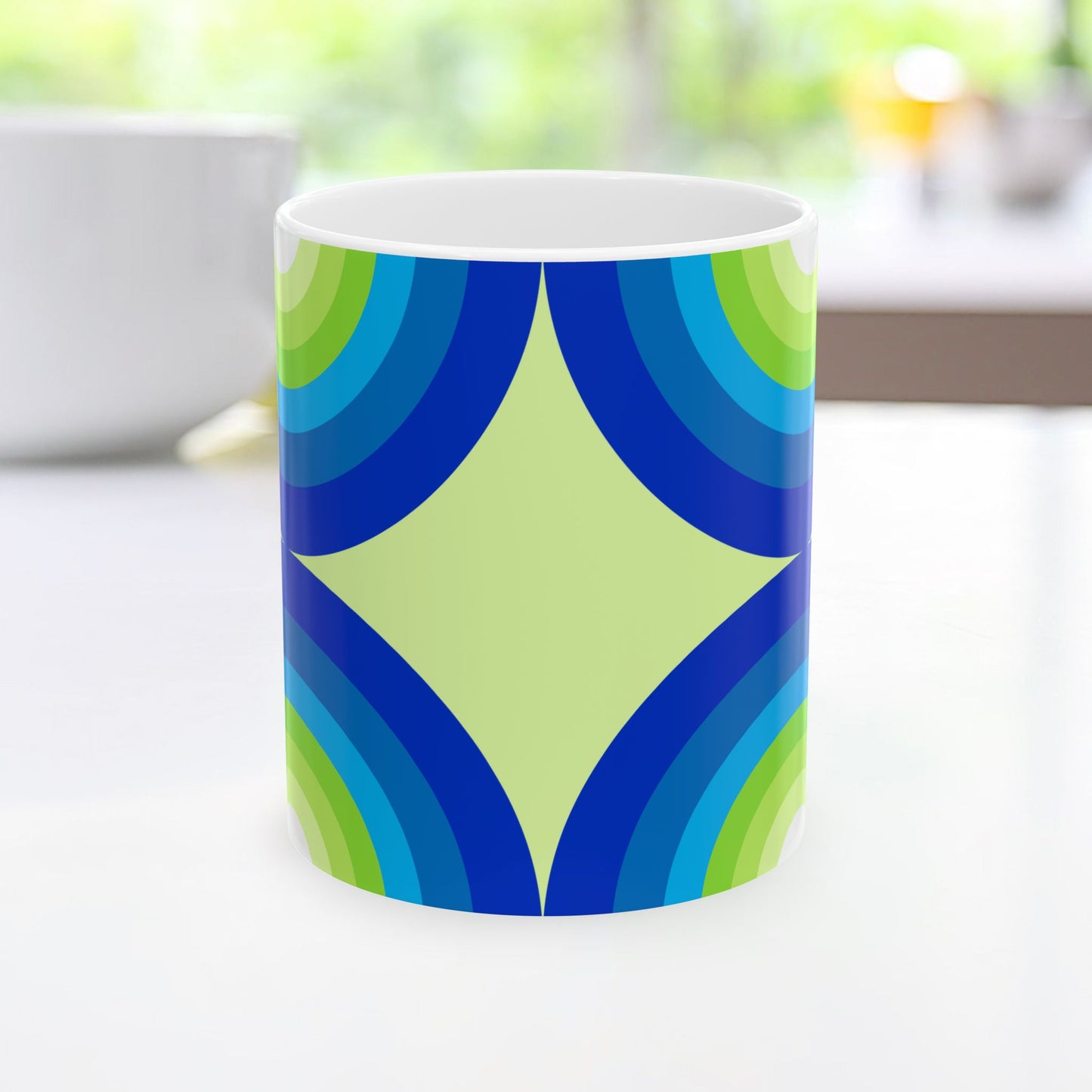 Geo Art Mug – Bold Color, Daily Joy
