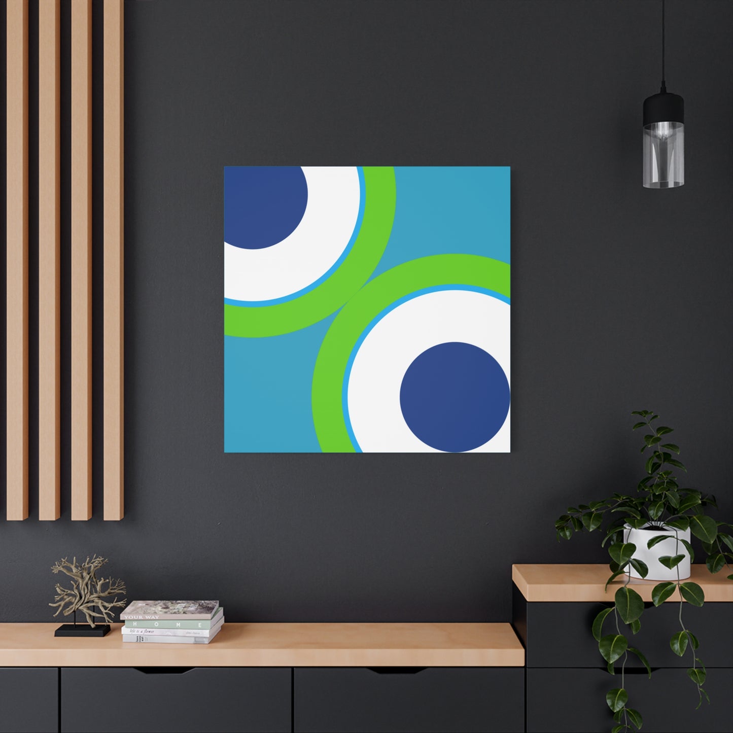 Modern Geometric Canvas Art | Bold Colors, Clean Lines, Creative Energy