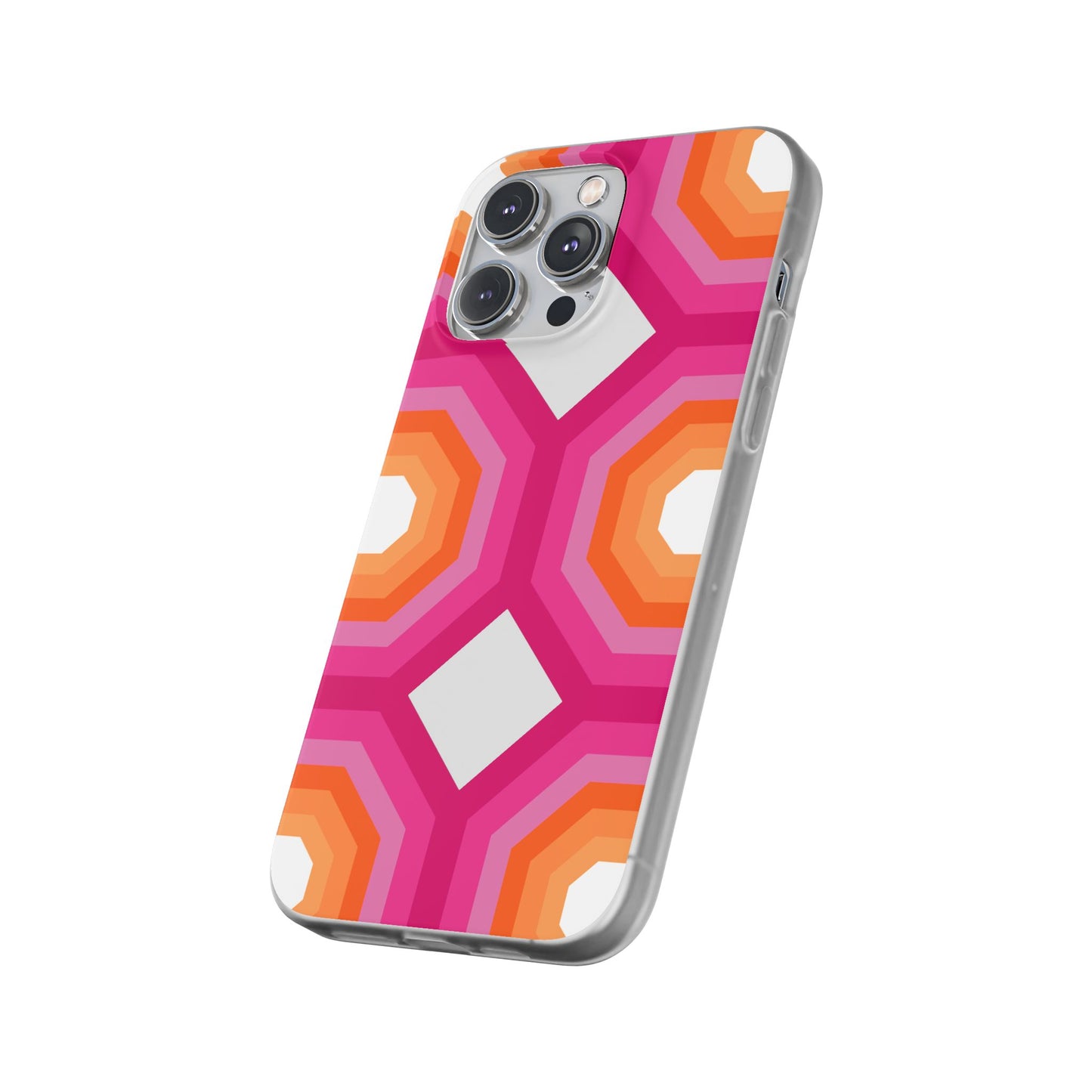 Stylish Geometric Phone Case, Flexible Phone Cover, Unique Modern Design, Perfect Gift, Trendy Accessory, Eco-Friendly Case