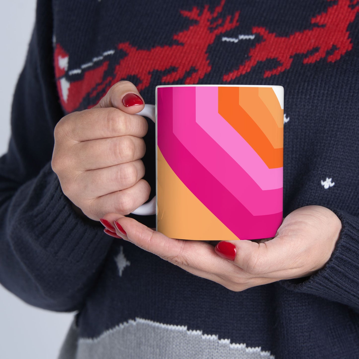 Geo Art Mug – Bold Color, Daily Joy