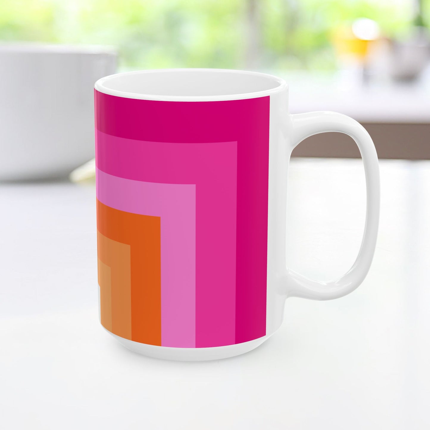 Geo Art Mug – Bold Color, Daily Joy
