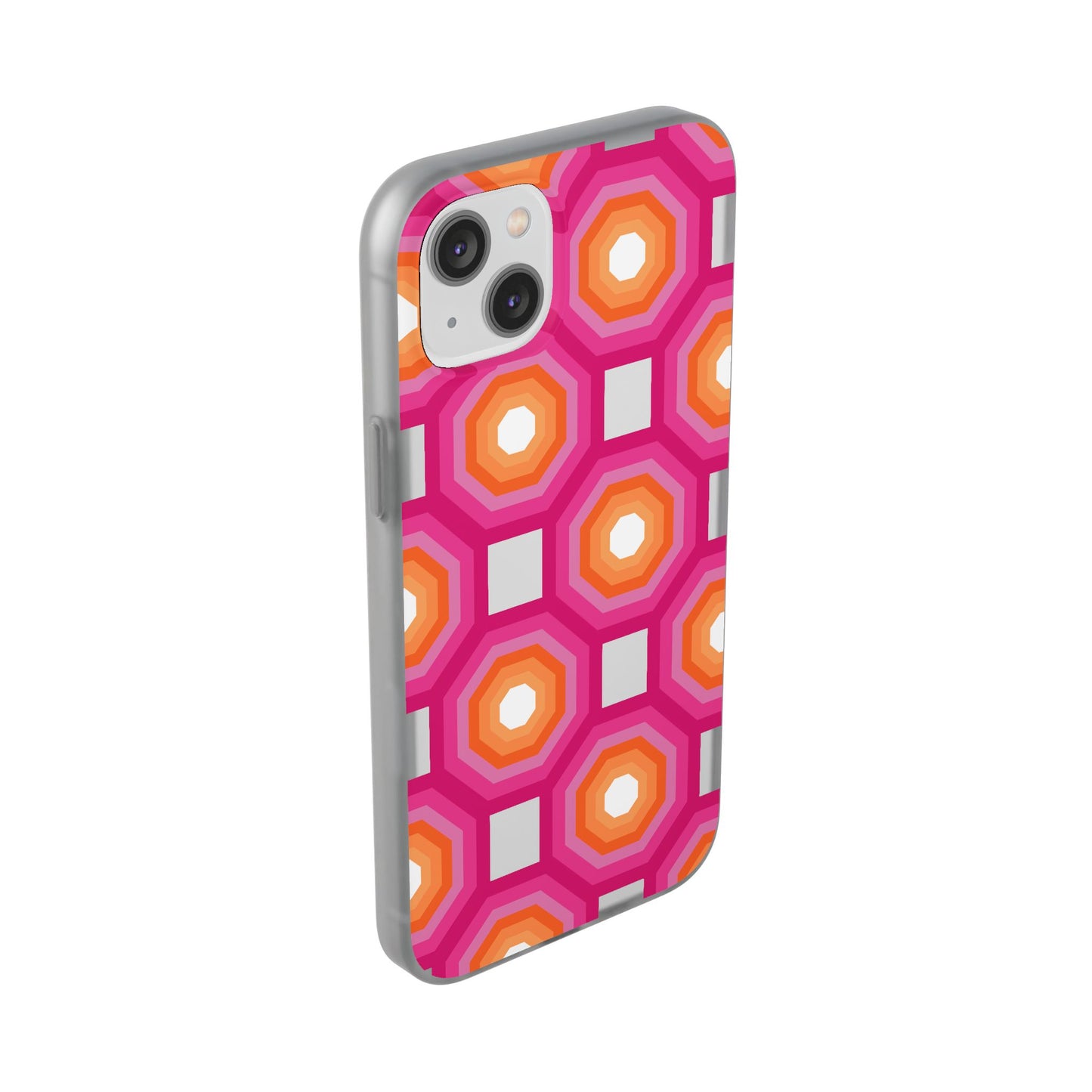 Stylish Geometric Phone Case, Flexible Phone Cover, Unique Modern Design, Perfect Gift, Trendy Accessory, Eco-Friendly Case