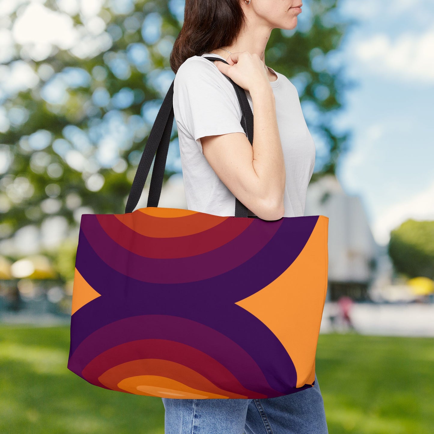 Geometric Art — XL Tote Bag | Carry-All
