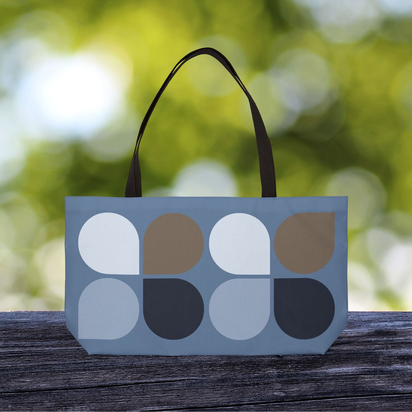 Geo 2 XL Tote — XL Tote Bag | Carry-All | Bold Design. Spacious Style. Retro-Boho Vibes.