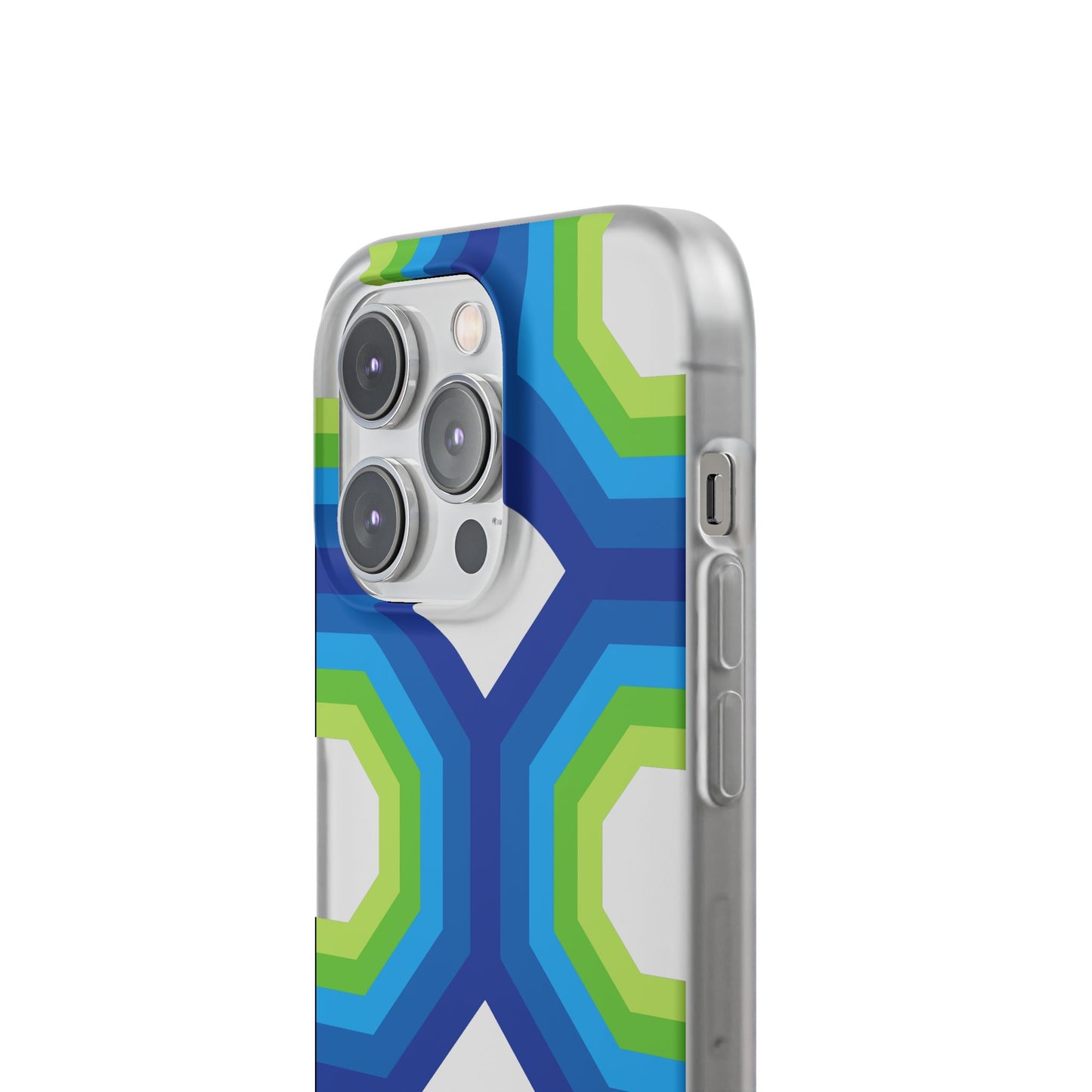 Stylish Geometric Phone Case, Flexible Phone Cover, Unique Modern Design, Perfect Gift, Trendy Accessory, Eco-Friendly Case