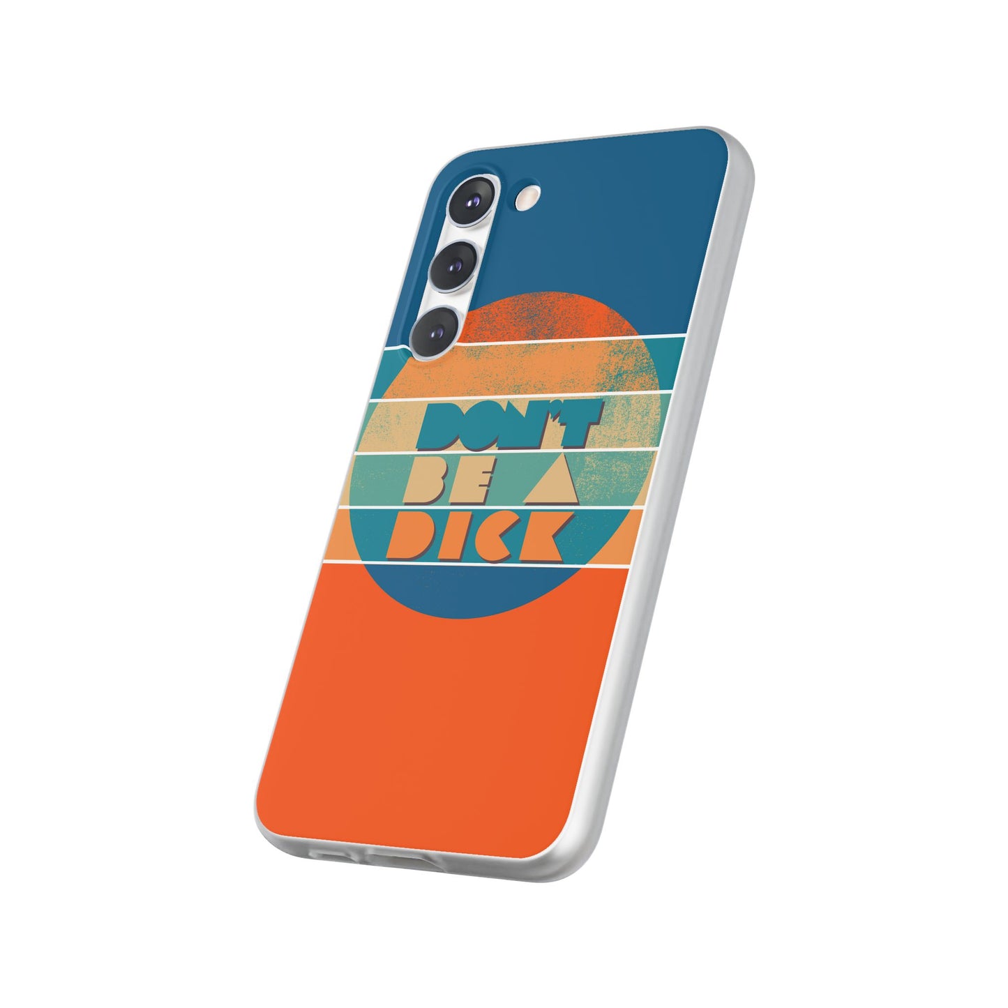 Phone Case - 'Don't Be a Dick' Retro 70s style