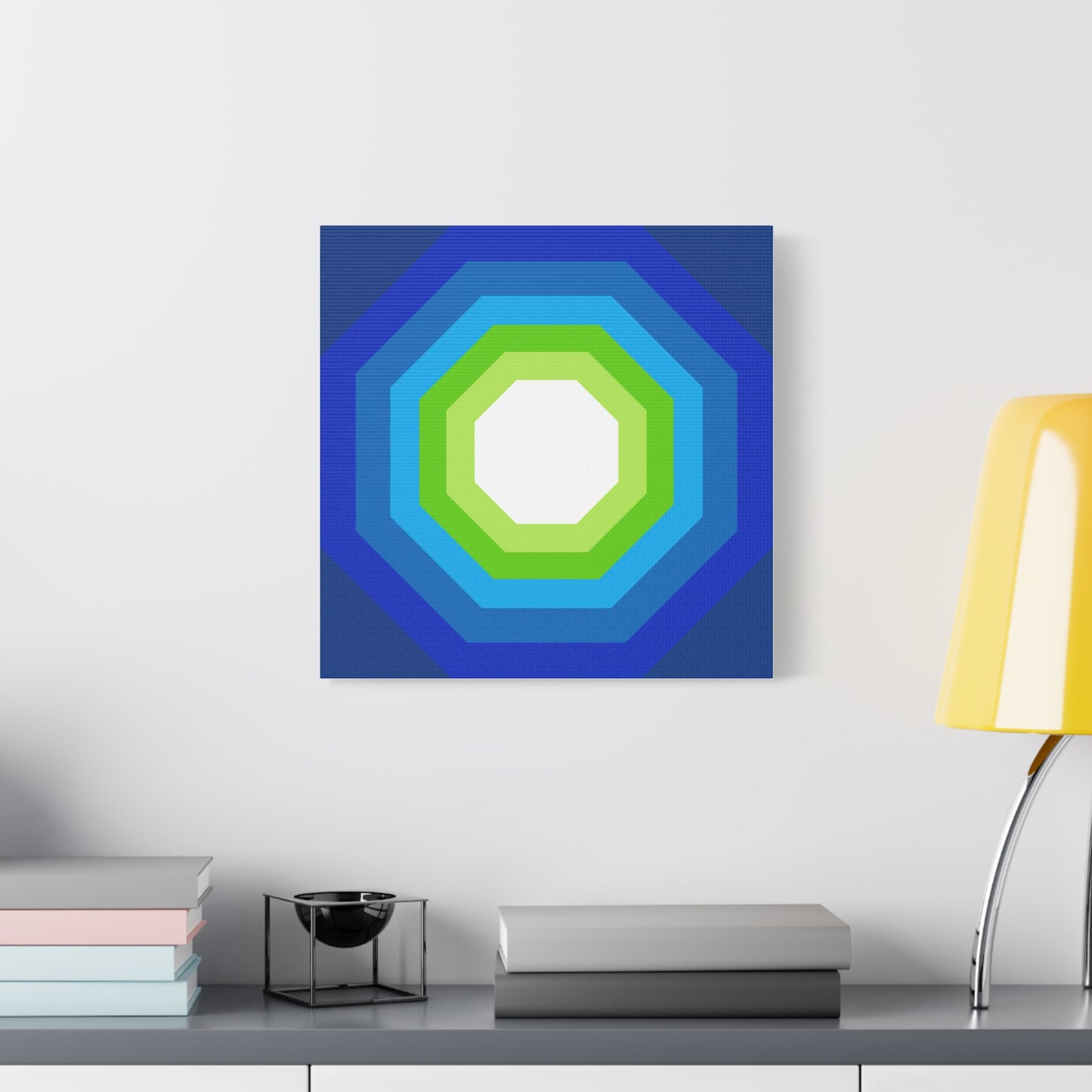Modern Geometric Canvas Art | Bold Colors, Clean Lines, Creative Energy