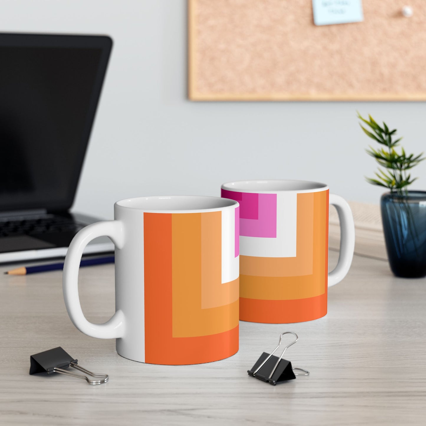 Geo Art Mug – Bold Color, Daily Joy