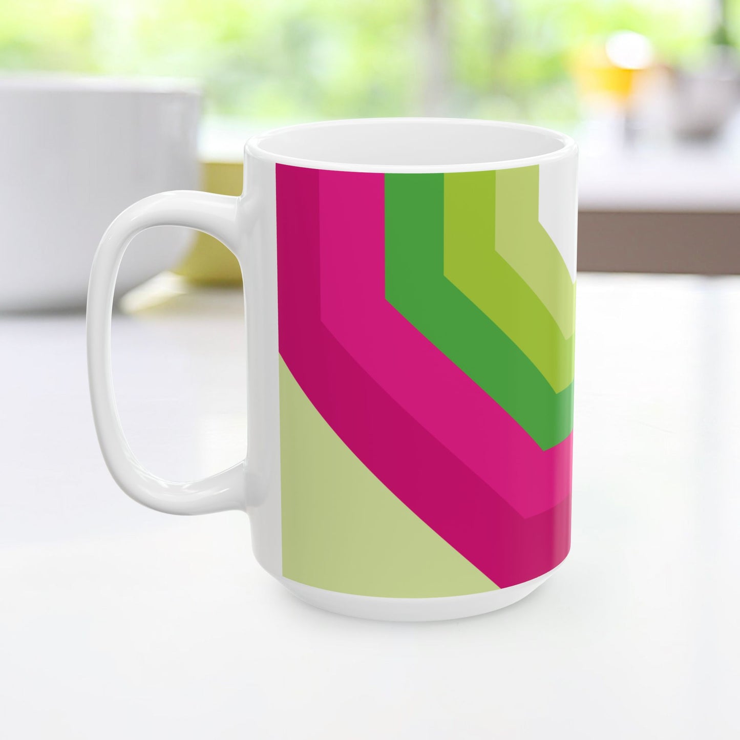 Geo Art Mug – Bold Color, Daily Joy