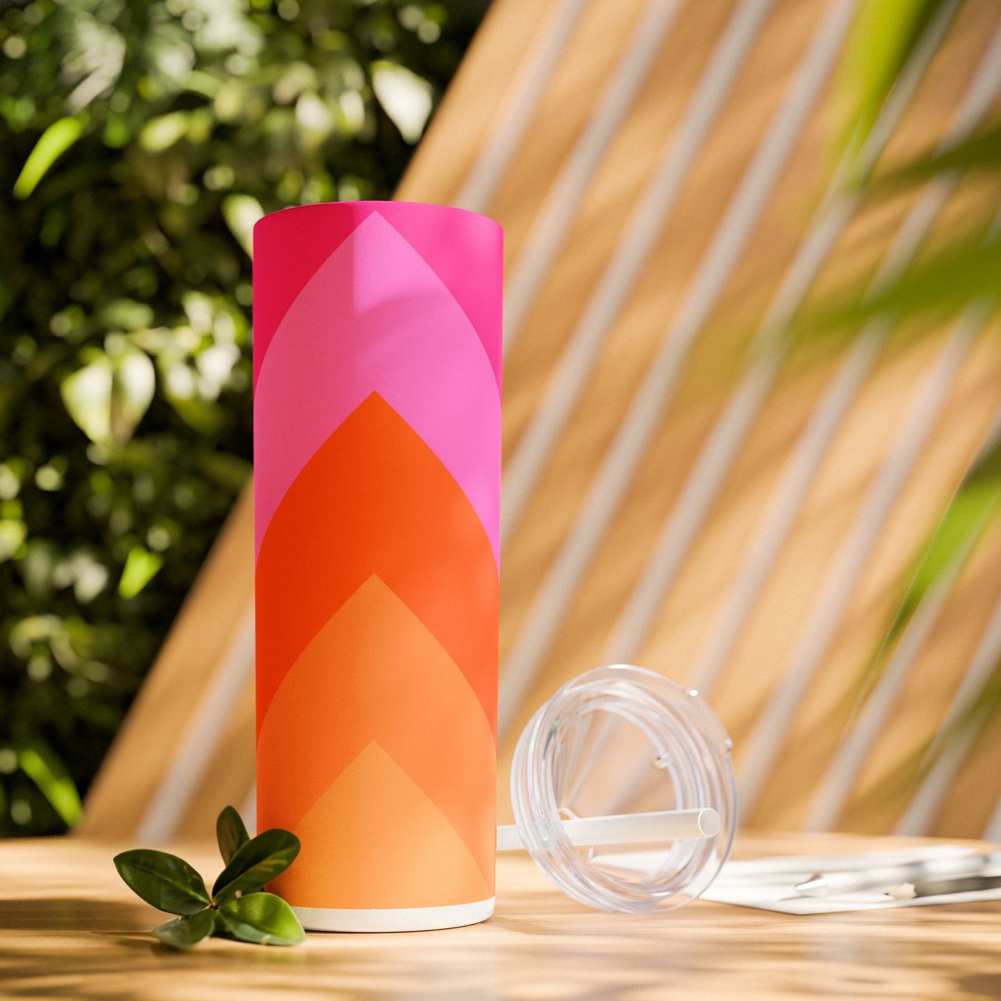 Vibrant. Versatile. Totally Sippable. – 20 oz Skinny Travel Tumbler with Straw