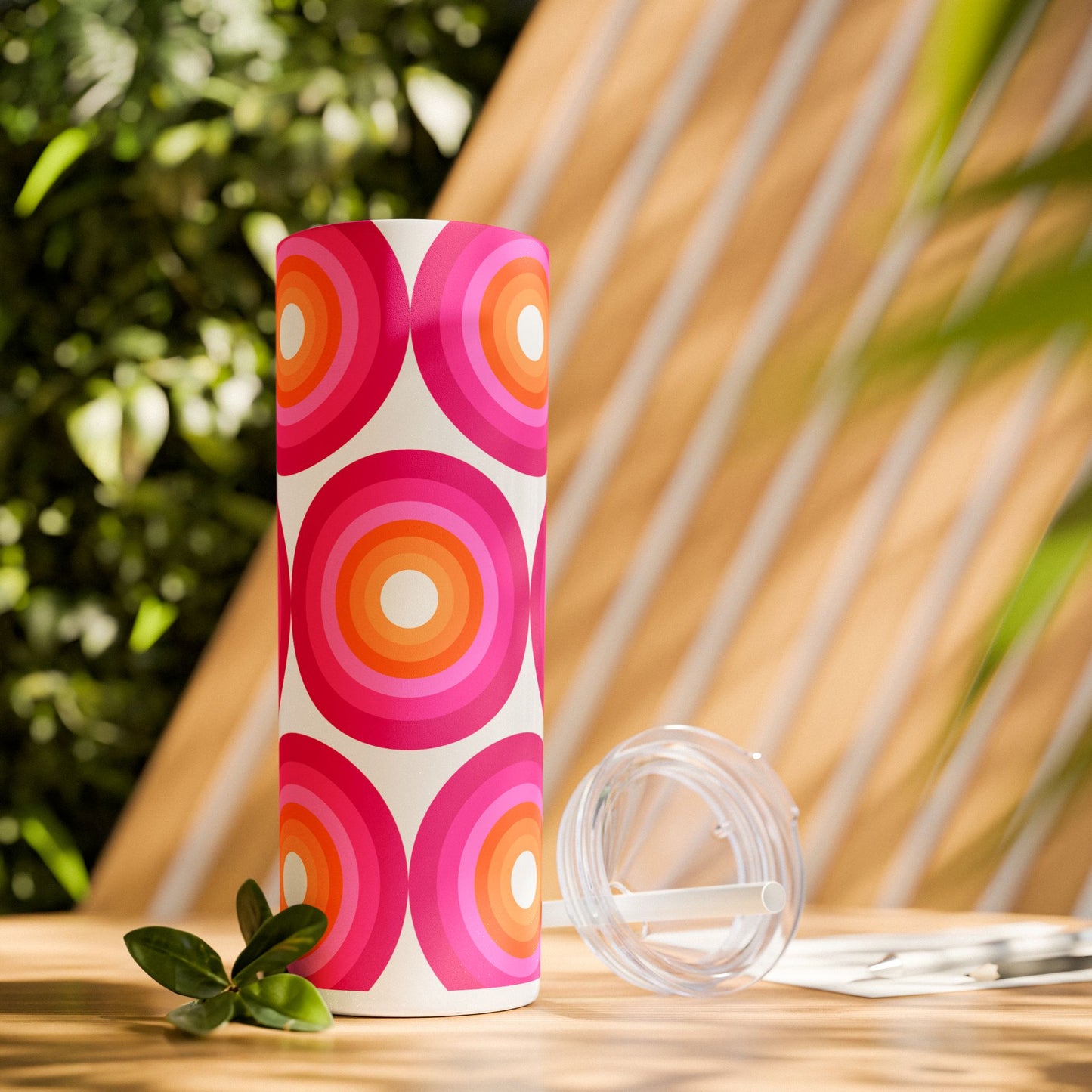 Vibrant. Versatile. Totally Sippable. – 20 oz Skinny Travel Tumbler with Straw