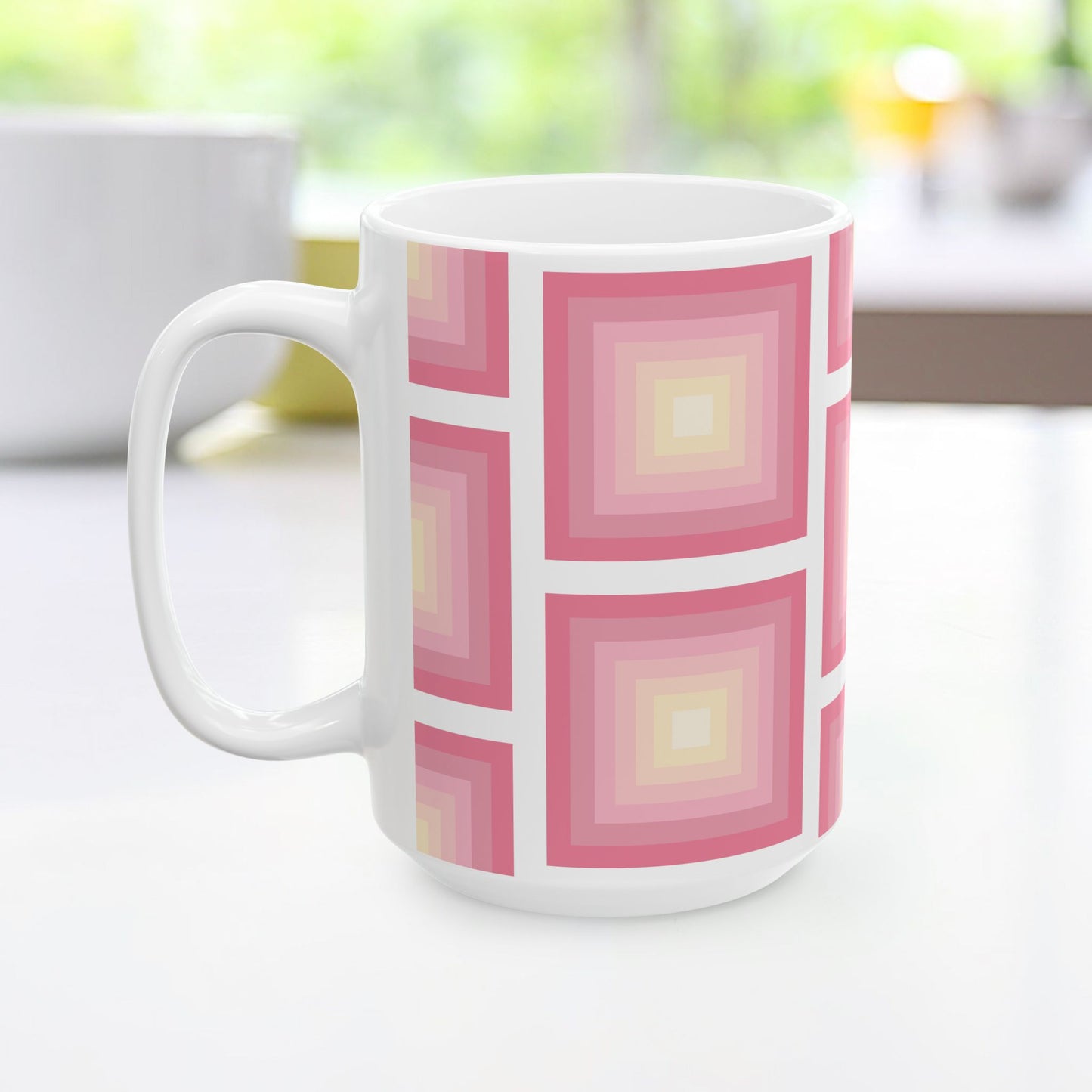 Geo Art Mug – Bold Color, Daily Joy