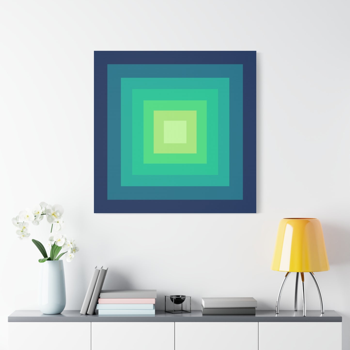 Modern Geometric Canvas Art | Bold Colors, Clean Lines, Creative Energy